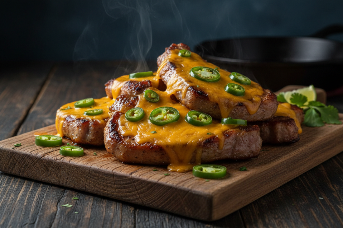 Jalapeño Cheddar Pork Chops