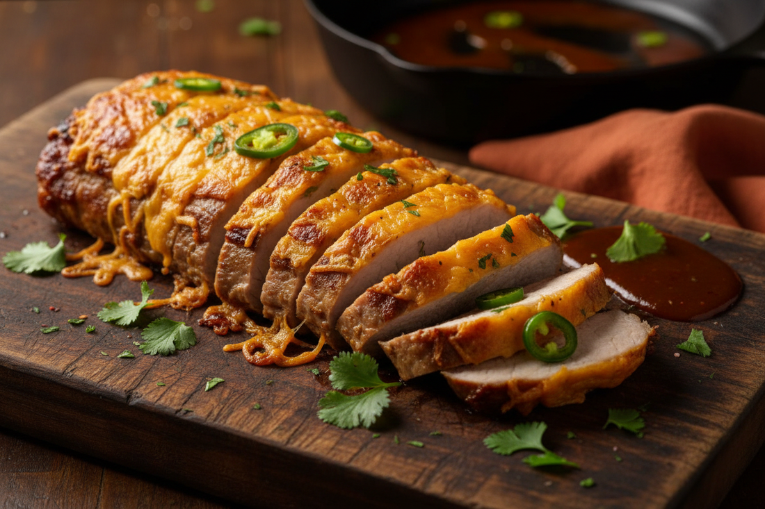 Jalapeño Cheddar Pork Tenderloin