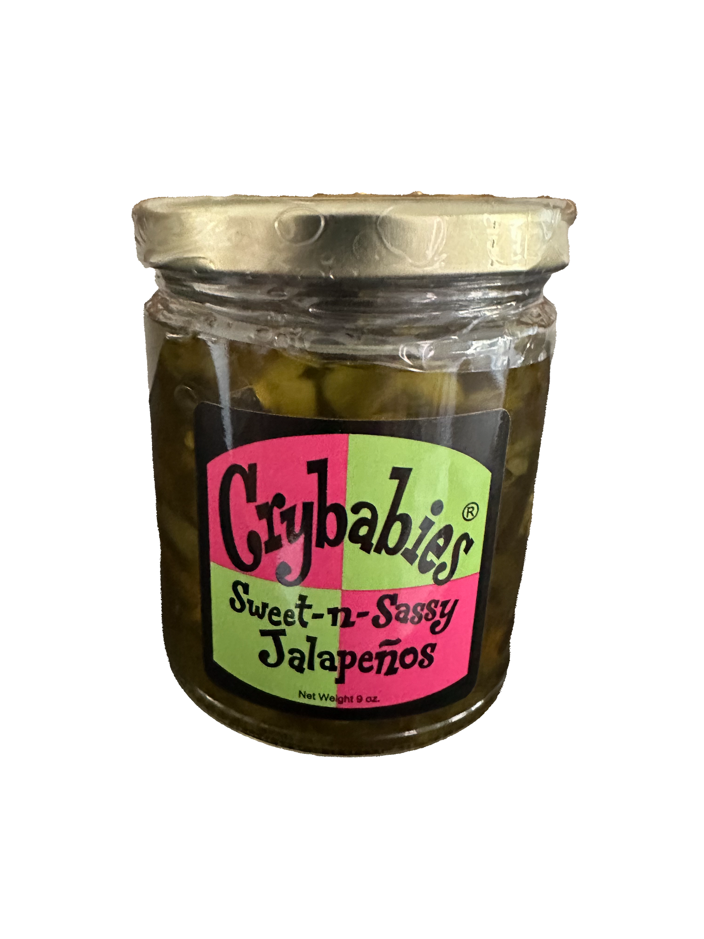Crybabies Sweet-N-Sassy Jalapenos - 9oz Jar