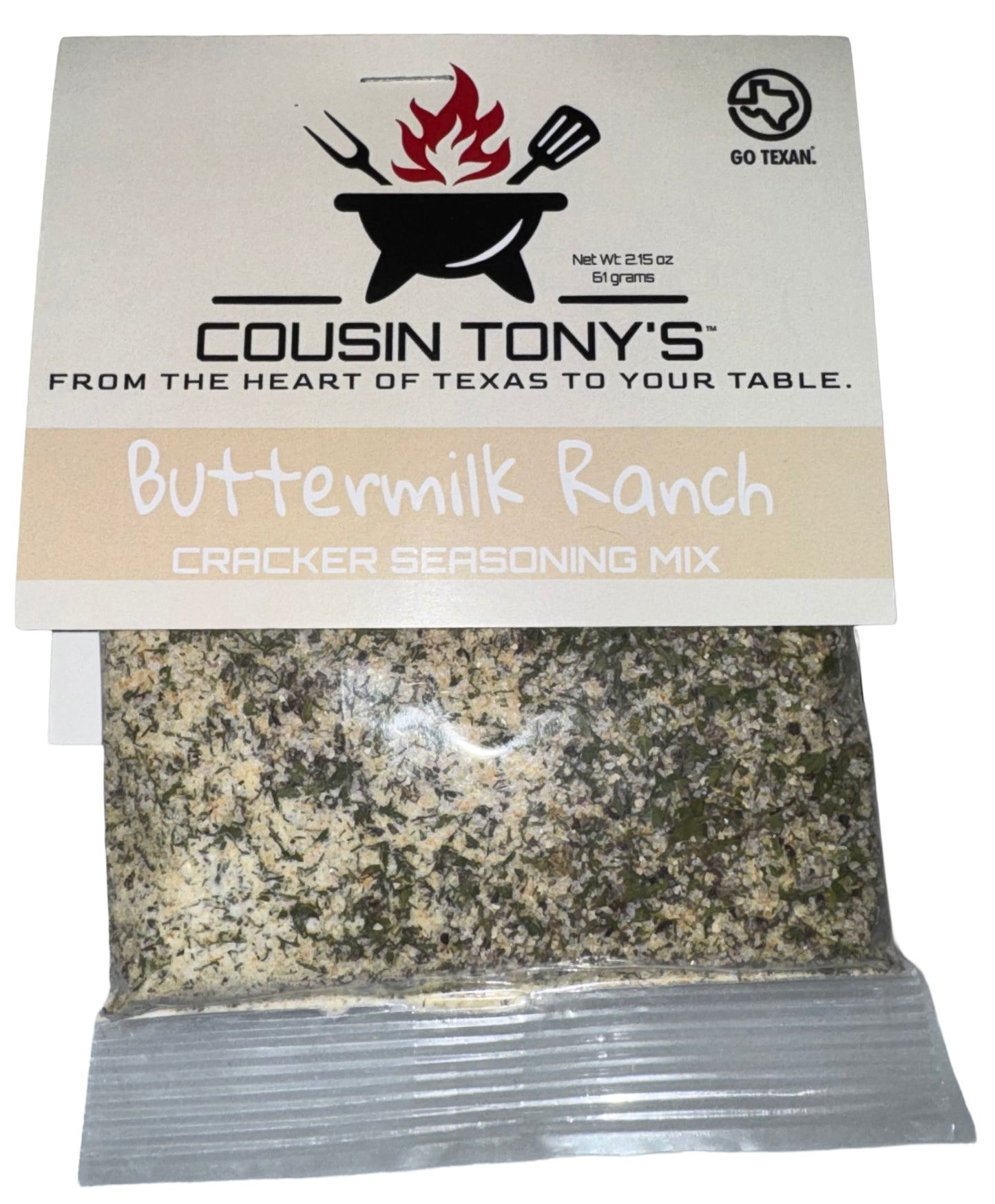 Cousin Tony’s ™ Buttermilk Ranch Cracker Seasoning Mix